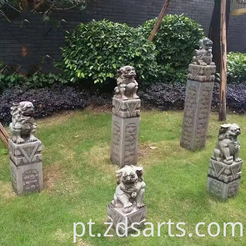 Stone Carving Of Shishi Garden